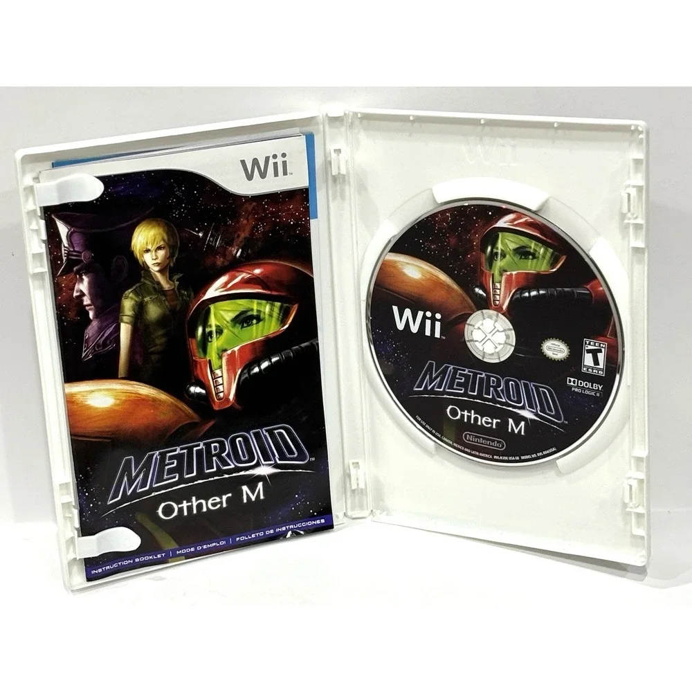 Metroid Other M Nintendo Wii 2010 Complete CIB Game Disc Manual & Case